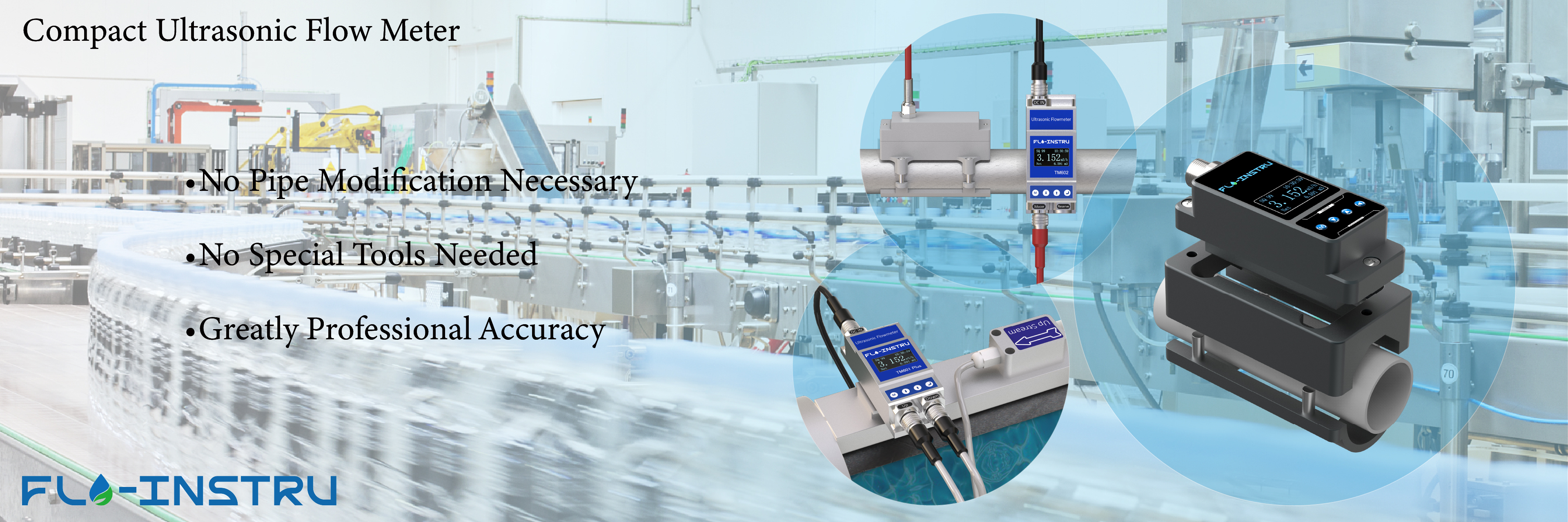 Qualità Morsetto-Sul flussometro ultrasonico Fabbrica