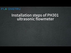 Come installare morsetto-su/misuratore di portata ultrasonico portatile?